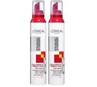 L'Oréal Paris Studio Line Style & Shine Mousse extra forte 200ml, 1er Pack (1 x 200 ml) (Confezione da 2)