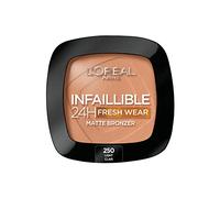 L'Oreal Paris Terra Abbronzante Infaillible 24h Fresh Wear Bronzer, Finish Leggero e Matte, Per un Incarnato Irresistibile, Waterproof e a Lunga Tenuta, Tonalità: 250 Light