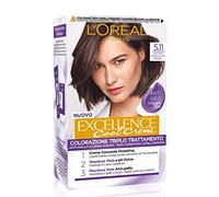 L'Oréal Paris Tinta Capelli Excellence Cool Creme, Copre i Capelli Bianchi, Colore Ricco dai Toni Freddi, 5.11