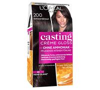L'Oreal Paris - tinta per capelli Casting Creme Gloss Glossy Blacks, 200, ebano