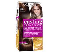 L'Oreal Paris - tinta per capelli Casting Creme Gloss Glossy Blacks, 200, ebano