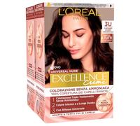 2x L'Oréal Paris Excellence Creme Universal Nude Colorazione Permanente Castano Scuro 3U Triplo Trattamento - 2 Tinte