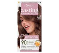 L'Oreal Paris Tintura per capelli semipermanente senza ammoniaca, 623 Nougat Dark Blonde Miel, Colore per capelli brillante, Finitura dall'aspetto naturale, Fino a 28 shampoo, Lucentezza naturale, 1 a