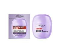 L'Oréal Paris - Trattamento Idratante Repellente con SPF30 - Assorbimento rapido e protezione a lunga durata 24H - 2% Niacinamide - per tutti i tipi di pelle - Revitalift Hyaluron Aqua-Fluide - 40 ml