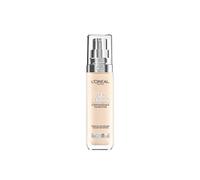L'Oreal Paris True Match - Fondotinta liquido, infuso con acido ialuronico, SPF 17, disponibile in 40 tonalità, 1.W Warm dore , 30 ml
