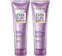 L'Oreal Paris Volumen-Shampoo und Sp lung ohne Sulfate f r coloriertes Haar, EverPure, 246 ml (2er-Set)