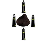 L'Oréal Professionnel INOA 2, Colore Permanente Marrone Scuro, Senza Ammoniaca, Delicato, ODS², 4 x 60 ml