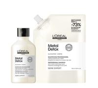 L'Oréal Professionnel Paris Serie Expert Metal Detox Shampoo 300ml +Refill 500m