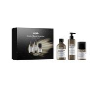 L'Oréal Professionnel - SERIE EXPERT New Cofanetto Natale Absolut Repair Molecular Shampoo, Conditioner e Crema leave-in - Shampoo riparatore,Prodotti