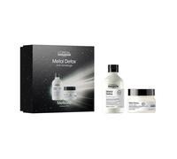 L'Oréal Professionnel - SERIE EXPERT New Cofanetto Natale Metal Detox Shampoo + Maschera - Shampoo riparatore,Maschera capelli rovinati,Capelli danneg