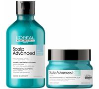 L'Oréal Professionnel Serié Expert Scalp Advanced Anti-Dandruff Shampoo and Mask Routine for Oily Dandruff Hair