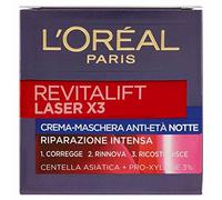 L'OREAL REVITALIFT LASER X3 Crema Maschera Cura Viso Pelle Antietà Notte 50 ML