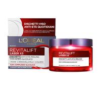 L'Oréal Paris Revitalift Laser X3 Dischetti Umettati Trattamento Effetto Peeling Viso con Acido Glicolico