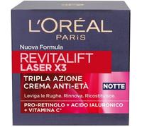 L'OREAL REVITALIFT LASER X3 TRIPLA AZIONE CREMA ANTI-ETA' NOTTE VISO 50ML