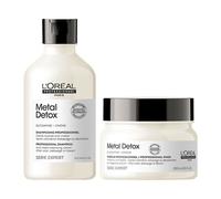L'Oreal Serie Expert Metal Detox/Shampoo 300Ml E Maschera 250Ml - Pacco Duo