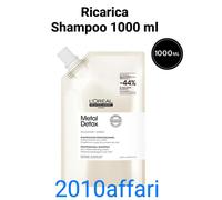 L'Oreal Serie Expert Metal Detox Shampoo Professionale 1000 ml Ricarica Refill