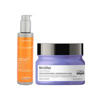 L'Oréal Serie Expert Warm Blonde Perfector 150ml Blondifier Mask 250ml