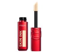L'Oréal Paris Fondotinta Correttore 2 in 1, Copertura Semplice e Uniforme Fino a 48h, Finish Matte, Semipermanente, Texture Leggera, Infallible Skin Ink, Tonalità: Light Warm 40, 15 ml