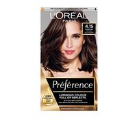 L'Oreal, tintura per capelli Préférence Infinia, intense deep brown (etichetta in lingua italiana non garantita)