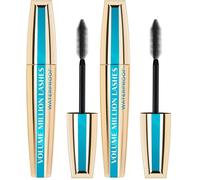 L'Oreal - Volume Million Ciglia Impermeabile, Nero 9.4 ml (Confezione da 2)
