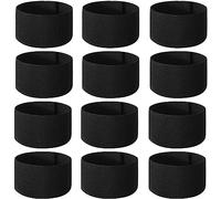 LOREC 18 Pezzi Braccio Squadre di Funerali Nero Elastico Braccio Squadre Fascia da Braccio Elastica in Lutto Elastico Braccio per Bambini Adulti Rispetto Funerale Commemorativo Sport Calcio e Rugby