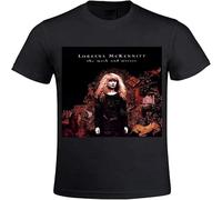 Loreena Mckennitt The Mask And Mirror Men's O-Neck Cotton Tee Shirt Black XXL