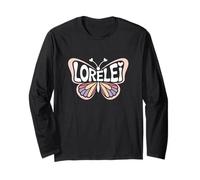 Lorelei Butterfly - Personalizzato Carino Nome Word Art Maglia a Manica