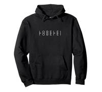 Lorelei Reflections - Personalizzato Specchiato Nome Art Felpa con Cappuccio