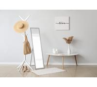 LORELEY SPECCHIO DA TERRA CON CORNICE LAVORATA CON GANCI X INSTALLAZIONE ORIZZONTALE E VERTICALE 34X160CM COLORE ARGENTO