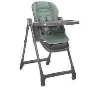 Lorelli Chef Seggiolone 3 in 1, Convertibile, Verde e Grigio, con Ruote e Vassoio