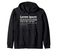 Lorem Ipsum | Frasi Latine, Progettazione Grafica, Copywriting Felpa con Cappuccio