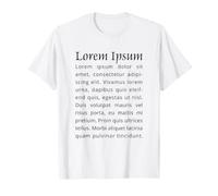 Lorem Ipsum Latino Segnaposto Macchina da Scrivere Geek Maglietta