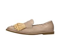 LORENA PAGGI - Mocassini in Pelle con Frange in Raffia - - Shoes - Donna - Beige - 38 1/2 EU
