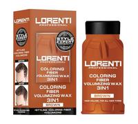 Lorenti Cera professionale 3 in 1 volume in fibra marrone - styling, colore e infoltimento dei capelli - Cera cipria contro capelli sottili per uomini e donne