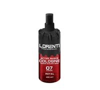 LORENTI Professional After Shave Cologne 07 Code Royal 400 ml - Barber Cologne & Rasatura Uomo, Eau de Cologne, After Shave Spray per Uomini - Rinfrescante e Nutriente
