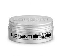 Lorenti Professional Royal Cream Pomade 100 ml - Strong Hold Pomade Uomo Wet Look Cera Capelli Uomini Crema Pomade per Lucentezza & Barbiere Styling Hair Wax Men