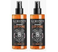 LORENTI TOKYO & SEOUL Barber Cologne 150 ml Storm, spray dopobarba per uomini, acqua profumata da rasatura da uomo, con pratico dispenser di pompa, rinfrescante e nutriente, EDC (Confezione da 2)