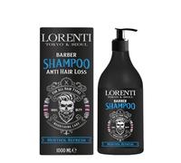 LORENTI TOKYO & SEOUL Barber Shampoo Anti Dandruff Men 1000 ml | Shampoo antiforfora per uomini | Aiuto contro la forfora, prurito del cuoio capelluto da uomo | Mentolo Refresh
