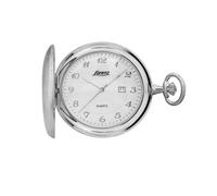 Lorenz 030037BB Orologio da tasca analogico al quarzo, argento