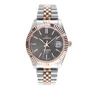 Lorenz Acapulco 090017EE - Orologio Classico da Uomo - Orologio con movimento automatico Swiss Made - Cinturino in acciaio inox maglia jubilee - Sub 100 metri