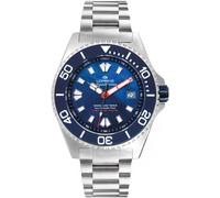 LORENZ Aquitania 030231MM Orologio Uomo Automatico Blu Sub 1000 Metri + Cinturin