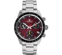 LORENZ CALIFORNIA 090003BY Orologio Uomo Cronografo Bordeaux Swiss Made Day Date