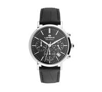 Lorenz Charleston 030273CC - Orologio Classico da Uomo al quarzo - Cronografo con Cinturino in Pelle nero