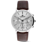 LORENZ CHARLESTON CRONOGRAFO 030273AA Orologio Uomo Cinturino Pelle