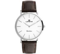 LORENZ CHARLESTON EXTRAPIATTO 030250AA Orologio Uomo Bianco Pelle 38 mm Quarzo Z