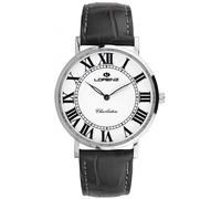 LORENZ CHARLESTON EXTRAPIATTO 030250DD Orologio Uomo Bianco Romani Pelle 38 mm Q