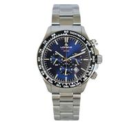 Lorenz Chrono 26175EE Cronografo da uomo al quarzo in acciaio inox sub 100 metri