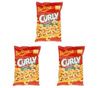 Lorenz, Curly Classic, Snack di Mais con Pasta di Arachidi, Cornetti al Gusto di Arachidi, Croccanti all'Esterno, Snack Salato non Fritto e Vegano, 1 Confezione da 360gr