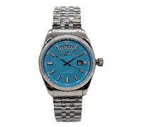 Lorenz Day Date Orologio da uomo al quarzo in acciaio jubilee sub 100 metri