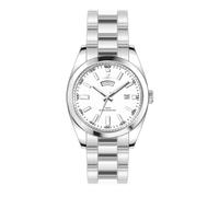 Lorenz Day-Date - Orologio Uomo Acciaio Quadrante Bianco (26208CC)